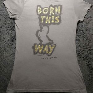 Lady GAGA "Born This Way" Babydoll T-shirt